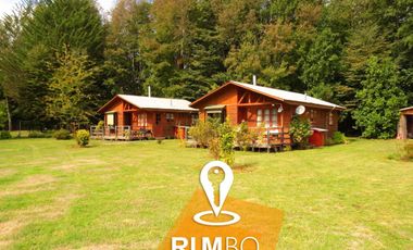 2 Cabañas, Parcela 5000m² con Rio a 6km de Villarrica