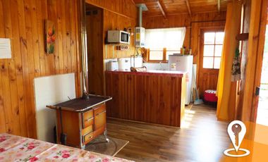 2 Cabañas, Parcela 5000m² con Rio a 6km de Villarrica