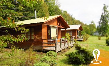 2 Cabañas, Parcela 5000m² con Rio a 6km de Villarrica