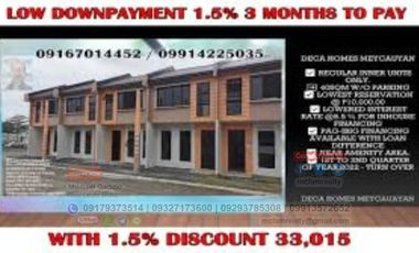 Rent to Own Townhouse Near Sipac-Almacen Elementary School Deca Meycauayan
