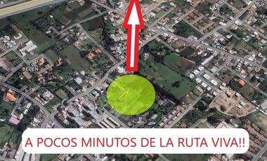 LINDO TERRENO DE VENTA EN LA MORITA TUMBACO! PARA PROYECTO!!