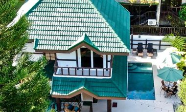 Income-Generating Log Cabin House in Canyon Woods, Tagaytay for sale