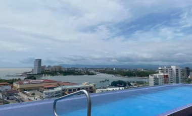 RENTO DEPARTAMENTO EN PUERTO VALLARTA, CON VISTA AL MAR, ZONA HOTELERA NORTE, ZOHO SKIE