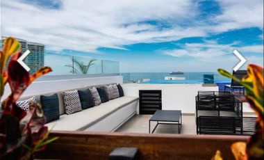 RENTO DEPARTAMENTO EN PUERTO VALLARTA, CON VISTA AL MAR, ZONA HOTELERA NORTE, ZOHO SKIE
