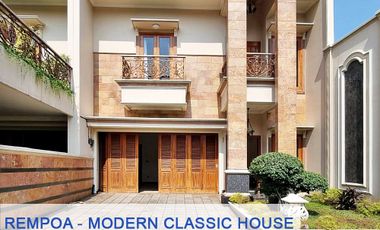 Brand New House Modern Classic Dijual Di Rempoa Tangerang Selatan