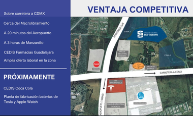 TERRENO EN PREVENTA  EN PARQUE INDUSTRIAL