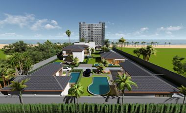 Sea Sand Sun Residence, House plot 3 with 3 bed 2 bath near the sea! Gated community Only 4,250,000 baht.