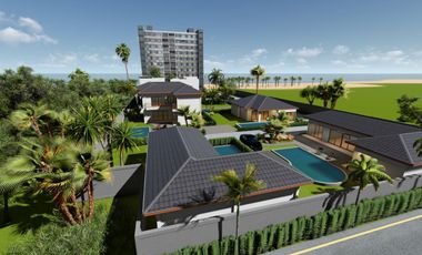 Sea Sand Sun Residence, House plot 3 with 3 bed 2 bath near the sea! Gated community Only 4,250,000 baht.