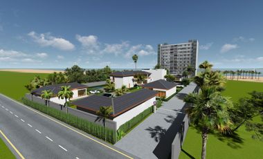 Sea Sand Sun Residence, House plot 3 with 3 bed 2 bath near the sea! Gated community Only 4,250,000 baht.