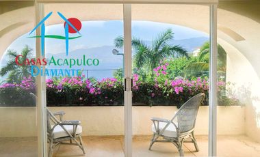 Hermosa casa en renta vacacional. Con alberca privada, vista al mar y cancha de tenis