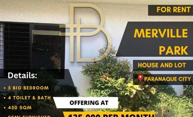 For Rent 5 Big Bedrooms in Merville Park 57 Riviera, Parañaque