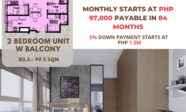UPTOWN MODERN - 2 BEDROOM UNIT - The Tallest and Newest High-End Condo in Uptown BGC