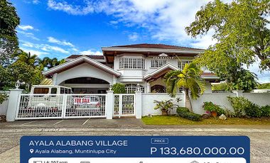 Alabang, Muntinlupa, House for Sale  in Ayala Alabang Village Nr. SLEX, MCX, Filinvest City, Enclave