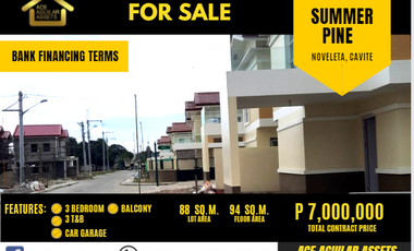 House in Summer Pine, Noveleta Cavite for Sale