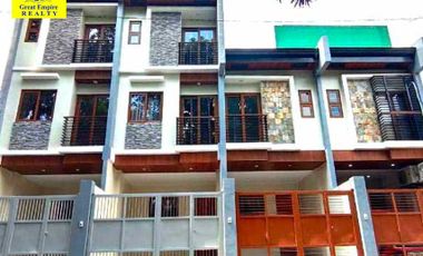 3 Storey Townhouse for sale in Tandang Sora Quezon City