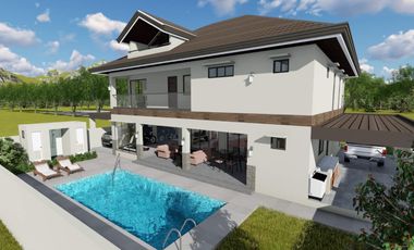 Modern House and Lot with Swimming Pool for sale in Los Baños, Laguna