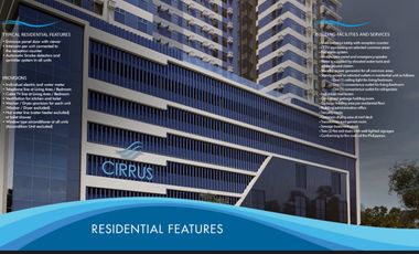 FOR SALE RENT TO OWN STUDIO NEWLY TURN OVER  IN BRIDGETOWNE PASIG/QUEZON CITY Pre-Selling Condominium in Pasig City Cirrus residences by RLC