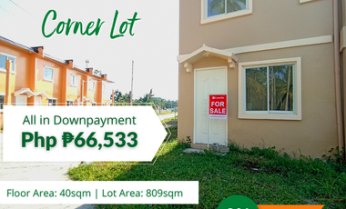 CORNER LOT Ready for Occupancy in Tagum City