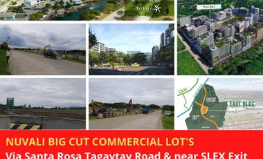 Big Cut Commercial Lot For Sale in Nuvali along Santa Rosa Laguna