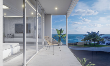 departamento con vista al mar de venta en Manta