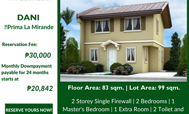 DANI | 4 BR | PRE-SELLING HOUSE AND LOT