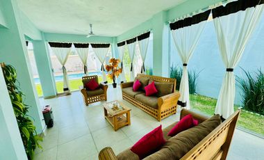 CASA EN RENTA, CLUB DE GOLF SANTA FE, XOCHITEPEC MORELOS.