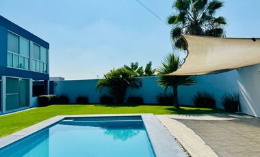 CASA EN RENTA, CLUB DE GOLF SANTA FE, XOCHITEPEC MORELOS.