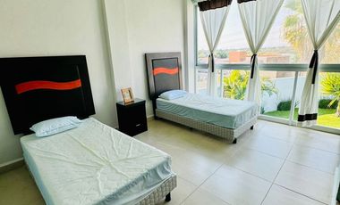 CASA EN RENTA, CLUB DE GOLF SANTA FE, XOCHITEPEC MORELOS.