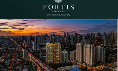 5% Discount | Condo in Makati City Fortis Residences | walking distance to MRT Magallanes Station and few minutes to Don Bosco, Makati Central Business District and Bonifacio Global City