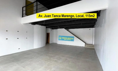 alquilo local comercial 115 m2 en av juan tanca marengo,guayaquil