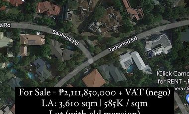 🔆2.1B Forbes Park Makati Lot For Sale