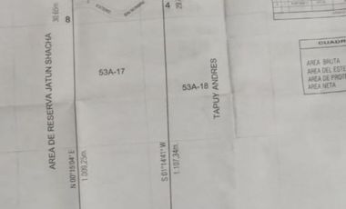 SE VENDE 44. 8 HAS DE SELVA VIRGEN EN LA AMAZONIA ECUATORIANA, IDEAL PARA PROYECTO TURISTICO Y/O LABORATORIO CIENTÍFICO
