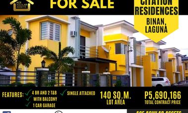 House and Lot in Binan, Laguna for Sale