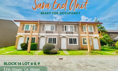 Sara END UNIT Ready For Occupancy- Available in Camella Koronadal