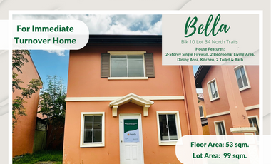 For Sale 2-bedroom House in Santo Tomas, Batangas