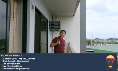 2-Bedroom Unit With Balcony Overlooking the Alabang Skyline