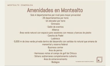 DEPARTAMENTO EN VENTA MONTE ALTO ESMERALDA