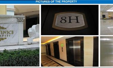 FOR SALE 41.40 SQM BANK OWNED UNIT IN VENICE LUXURY RESIDENCES TAGUIG
