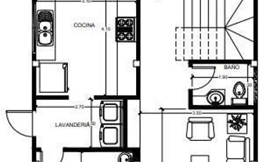 Casa en Venta en via Samborondón en Urb. Al Rio 3 y 4 habitaciones