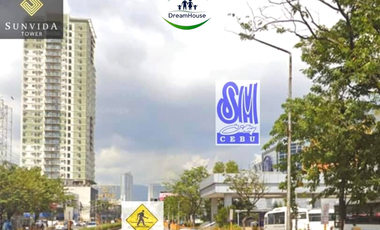 Studio Unit with Balcony, Bathtub and Parking in Sunvida Tower Across SM City Cebu