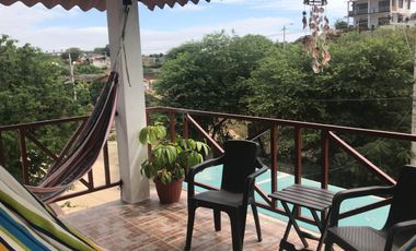 AYANGUE- ALQUILER CASA AMOBLADA
