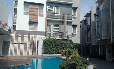 For Sale Side Unit Townhouse with Pool View in Tandang Sora Quezon City