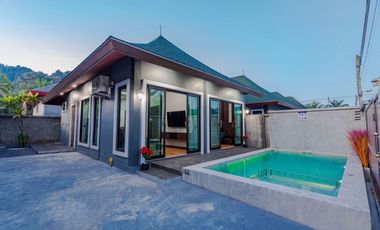 Two-bedroom private pool villa is for sale in Ao Nang, Krabi.