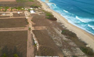 TERRENO A PIE EN PUERTO ESCONDIDO, EN PLAYA SANTA ELENA
