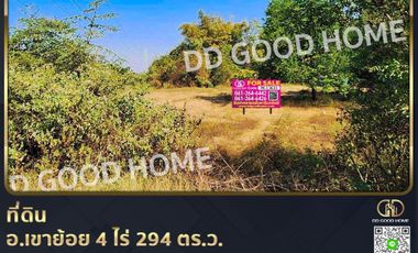 📢Land for sale Khao Yoi District, 4 rai 294 sq w, Phetchaburi