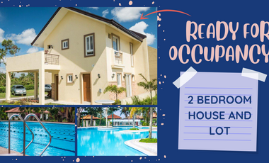 2 bedroom House and Lot Ready for Occupancy w/ Country Club amenities in Silang few minutes to Tagaytay
