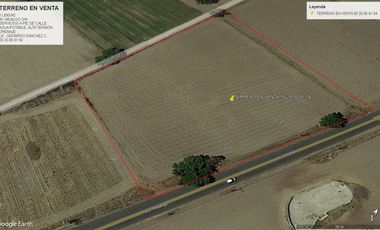 VENDO TERRENO INDUSTRIAL A 10 MIN DEL AIFA SUPERFICIE 10,000 M2 IDEAL CONSTRUIR BODEGAS. RESGUARDO CAMIONES.