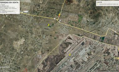 VENDO TERRENO INDUSTRIAL A 10 MIN DEL AIFA SUPERFICIE 10,000 M2 IDEAL CONSTRUIR BODEGAS. RESGUARDO CAMIONES.