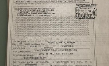 VENDO TERRENO INDUSTRIAL A 10 MIN DEL AIFA SUPERFICIE 10,000 M2 IDEAL CONSTRUIR BODEGAS. RESGUARDO CAMIONES.