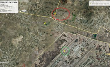 VENDO TERRENO INDUSTRIAL A 10 MIN DEL AIFA SUPERFICIE 10,000 M2 IDEAL CONSTRUIR BODEGAS. RESGUARDO CAMIONES.